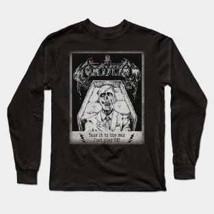 Mortician // Vintage Postcard Long Sleeve T-Shirt